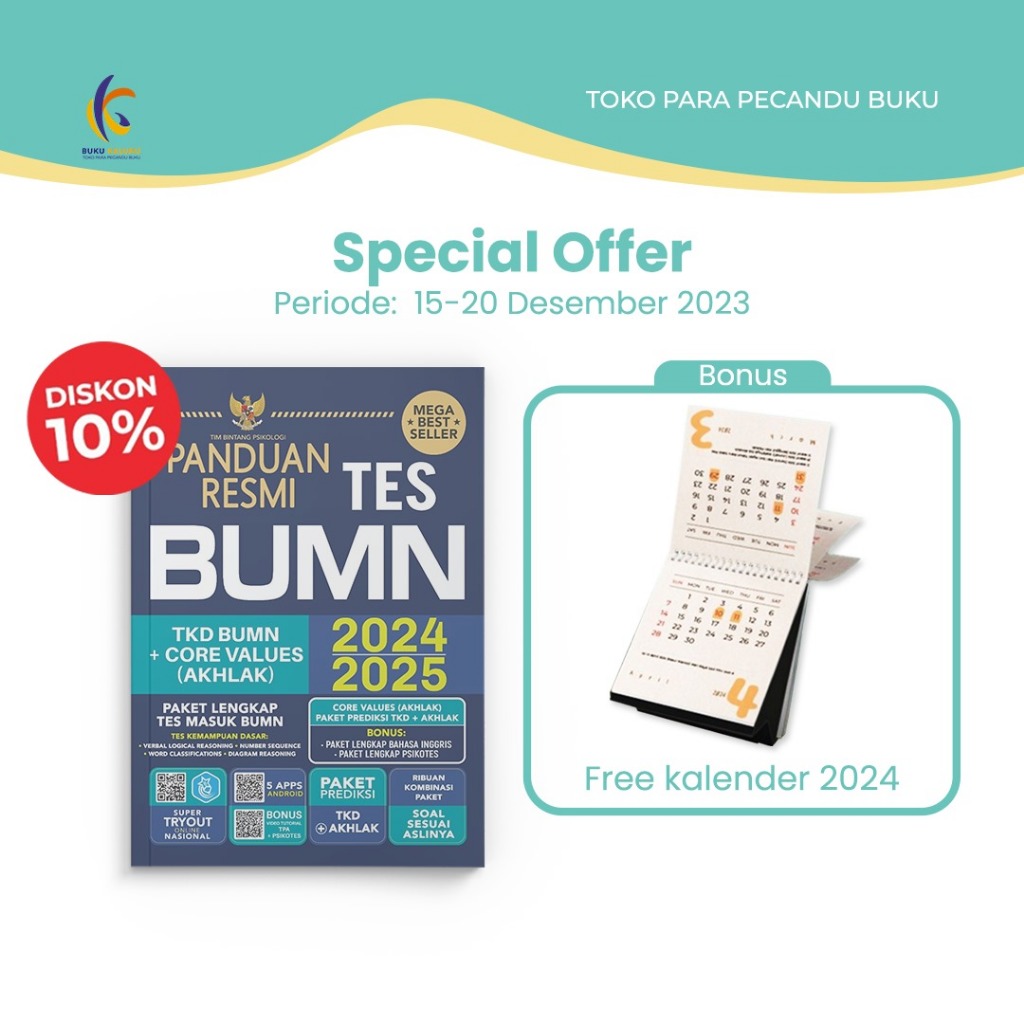 Jual [ Promo ] - Buku Referensi - PANDUAN RESMI TES BUMN 2024/2025 ...