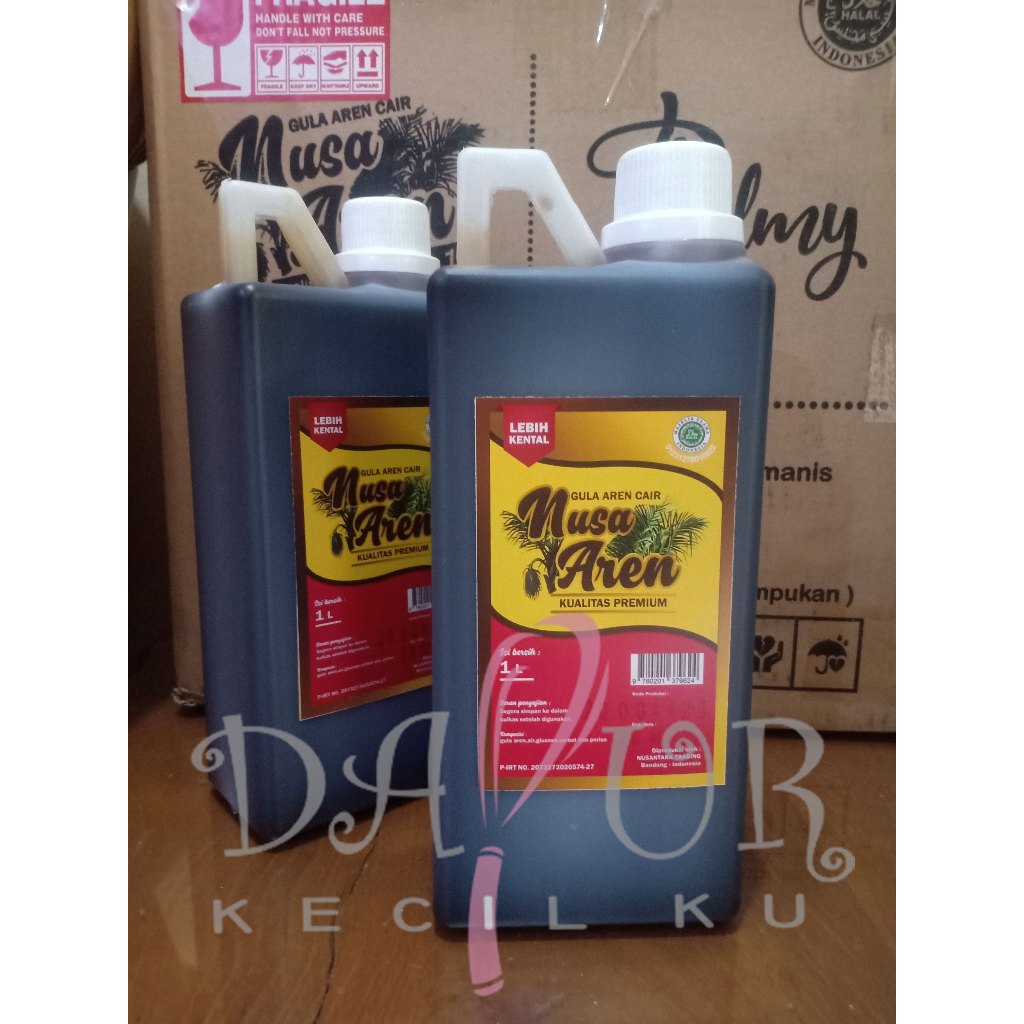 Jual Gula Aren Cair Nusa Aren 1 Liter Liquid 1l 1lt 1ltr Shopee