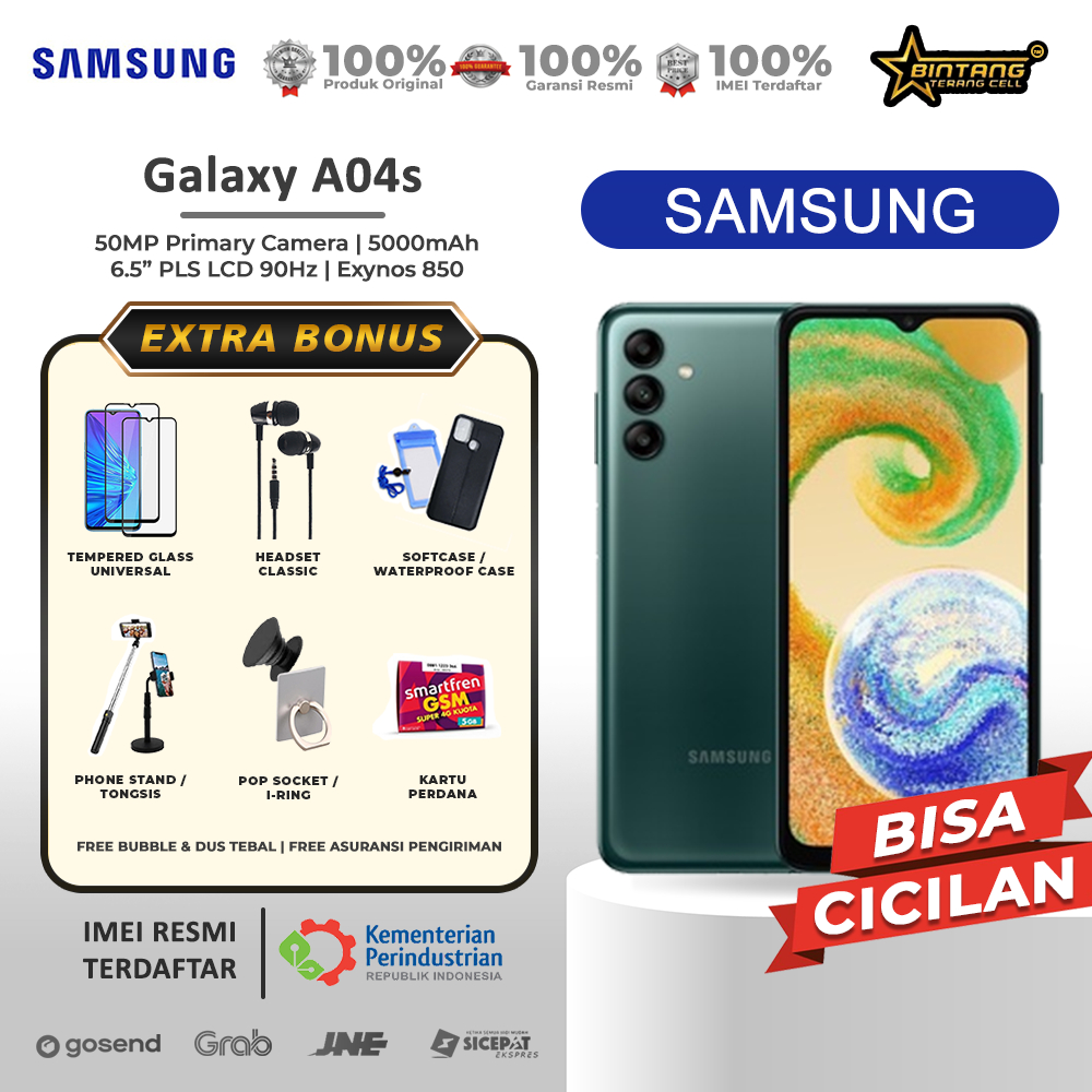 Jual Handphone Samsung A04s Samsung Galaxy A04s RAM 4+4GB/128GB