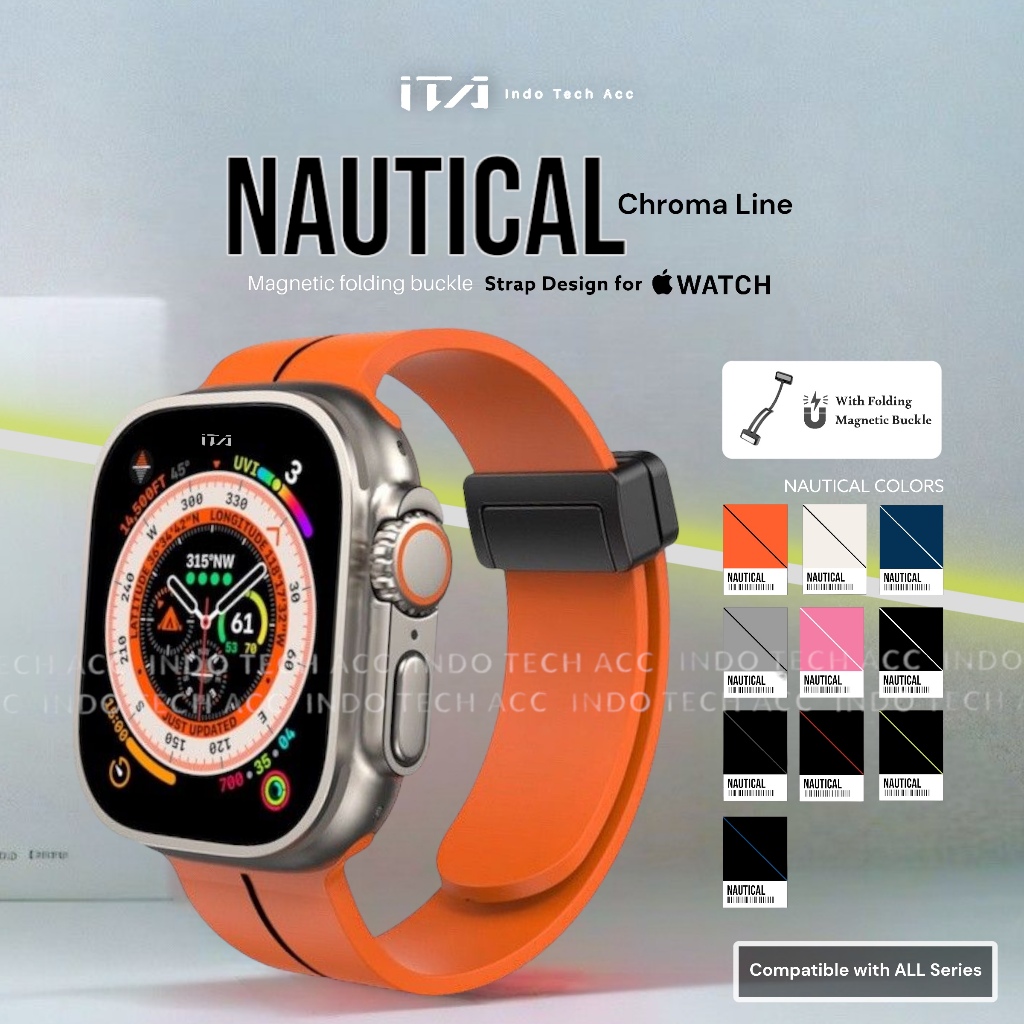 Jual Tali Jam Apple Watch Ultra 1 / Ultra 2 / 9 / 8 / 7 / 6 / 5 / 4 / 3 ...