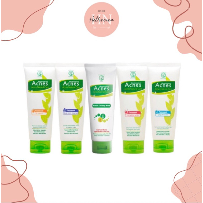 Jual ACNES Face Wash - Complete White | Oil Control | Yoghurt Touch ...