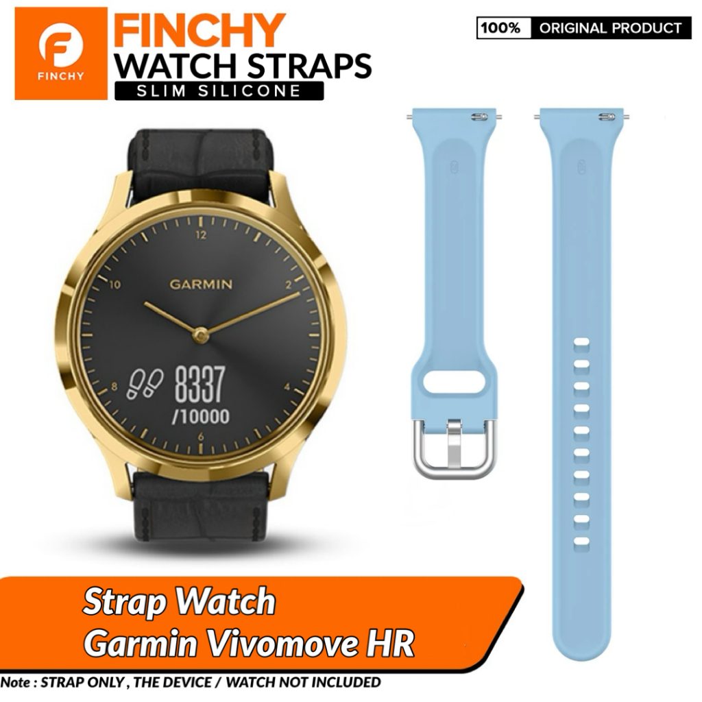 Jual Finchy Slim Silicone Strap Garmin Vivomove HR Replacement