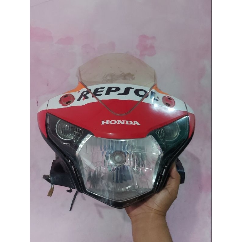 Jual Batok Kepala Lampu Depan Cbr Thailand Repsol Origibal Shopee Indonesia