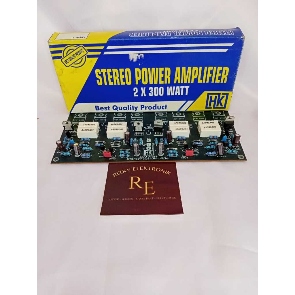 Jual stereo power amplifier 2x 300 watt merk hk | Shopee Indonesia