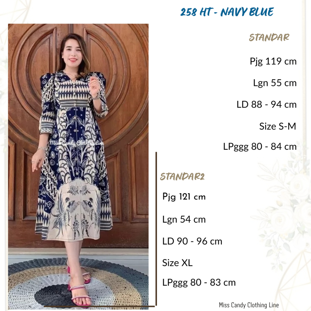 Jual Maxi Long Dress Batik Manopo Kancing 258 JM UBI MTS DNA AYU JCO ...