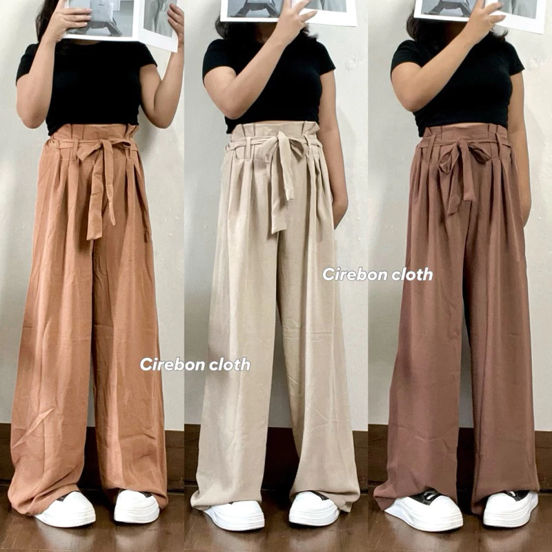 Cirebon Cloth Kulot Highwaist Airflow Wanita