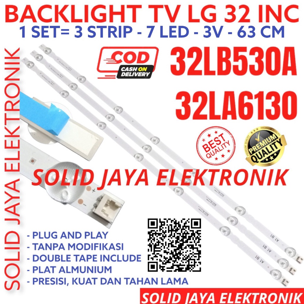 Jual Terbaru BACKLIGHT TV LED LG 32LB53A 32LB53 A 32LA613 BL 3V 7K ...