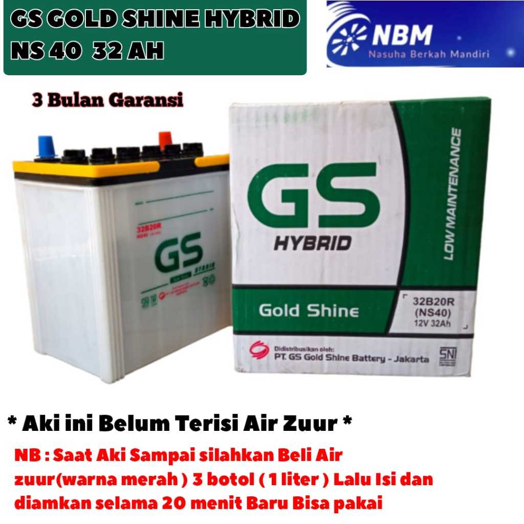 Jual Aki Mobil Avanza/Rush/Espass/Terios/Xenia/Katana/Carry GS NS40 32