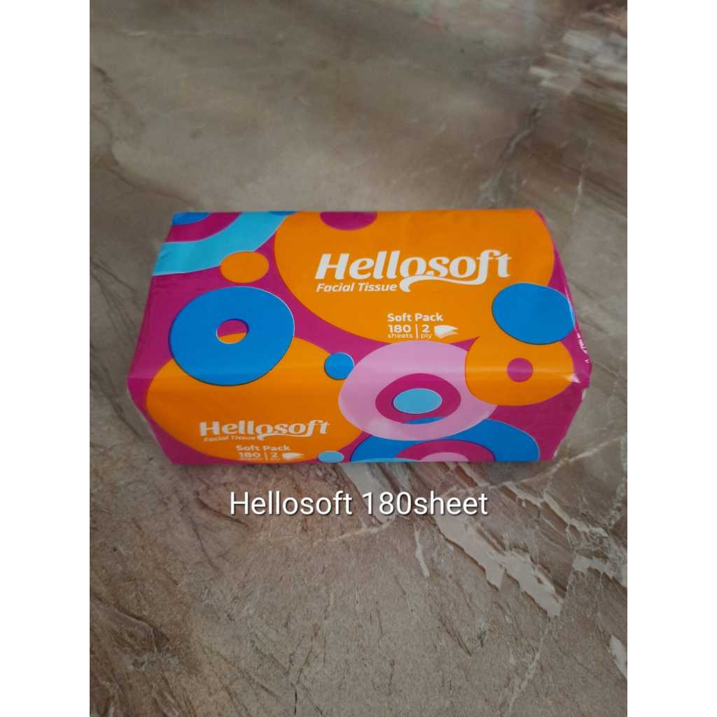 Jual tissue/tisu facial NICE 180sheets JOLLY 200 PASEO GO TISS-U 180 ...