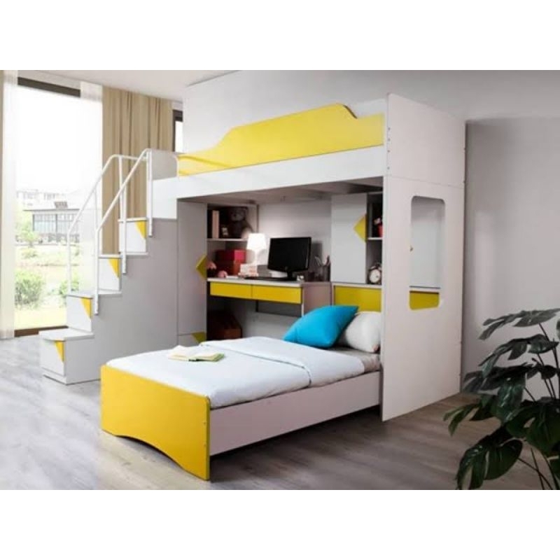 Jual Preloved Informa Aspen || Set Tempat Tidur Anak - Yellow ...