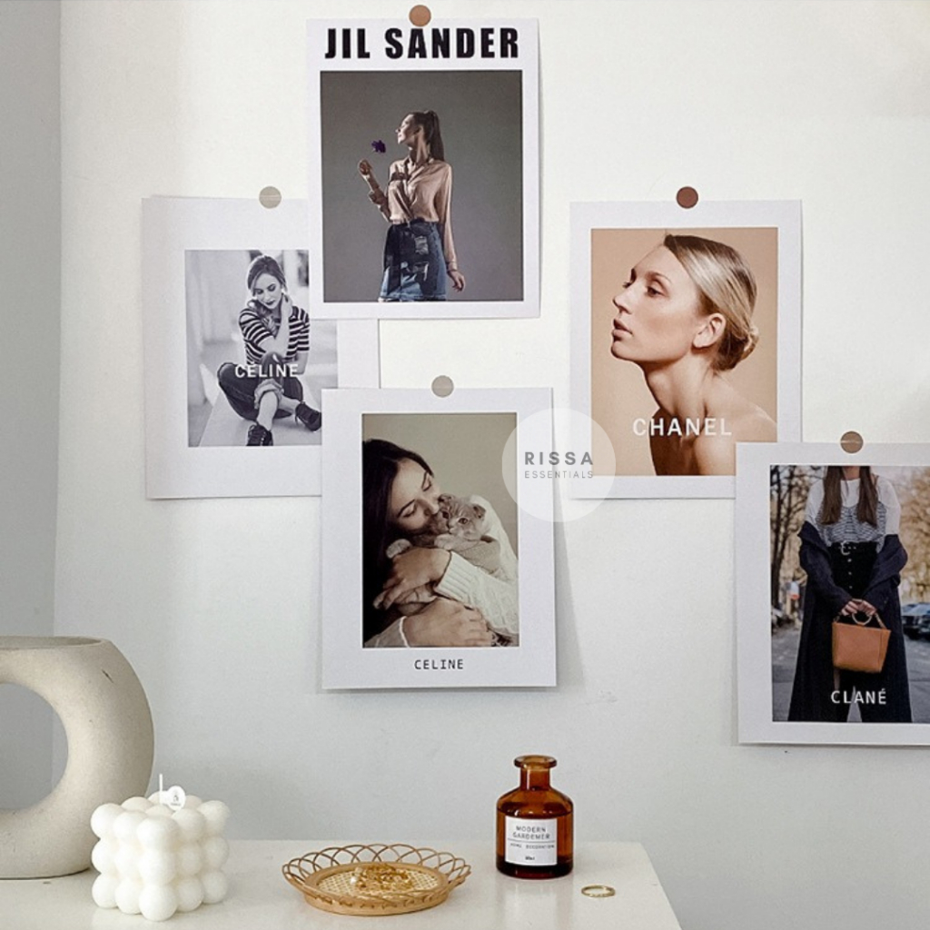 Jual [21x27 cm] [RISSA] Properti Foto Kartu Trending Fashion Model