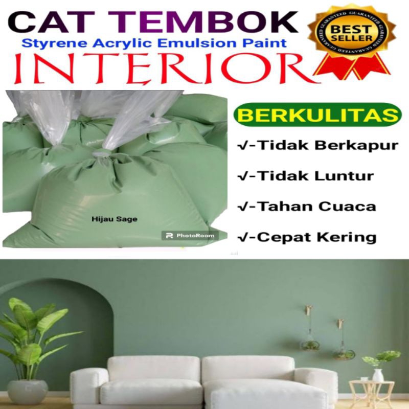 Jual cat kiloan 1 kg cat tembok exterior dan interior Shopee Indonesia