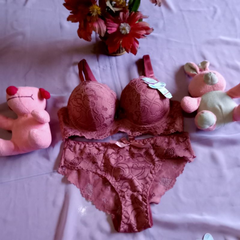 Jual BRA SET bh + cd beha celana dalam wanita setelan renda import ...