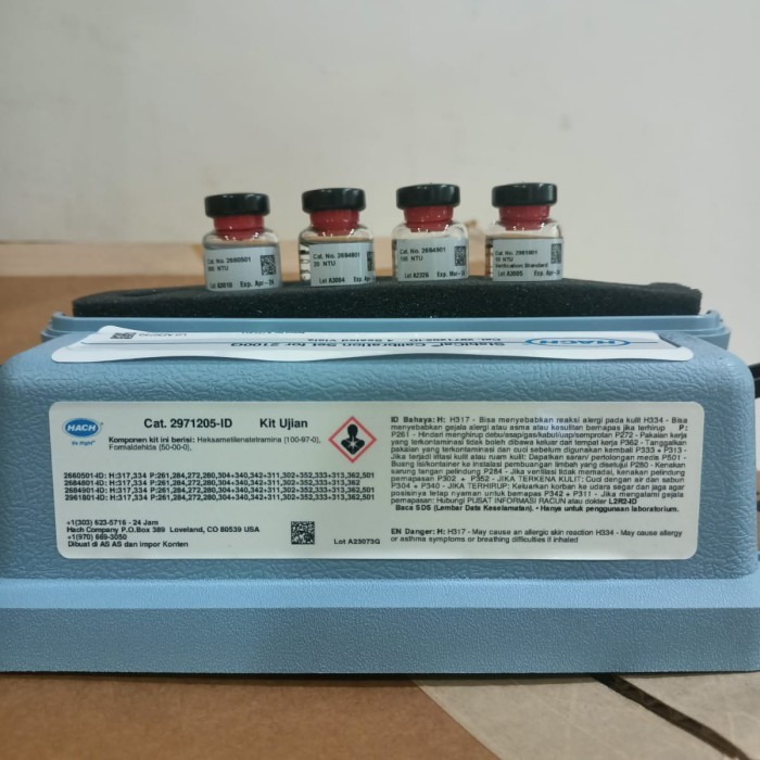 Jual Stablcal Turbidity Standards Calib Hach 2971205 for 2100Q Turbidimeter Shopee Indonesia