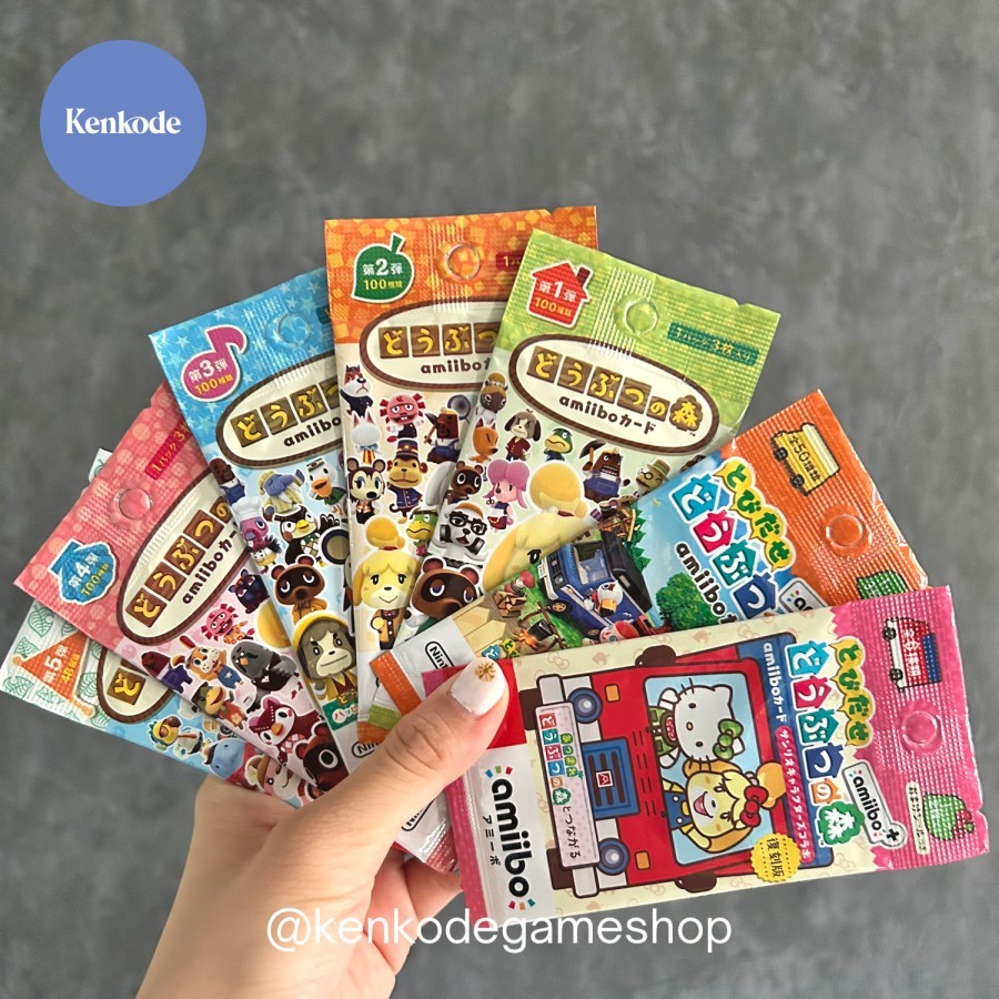 Jual amiibo card animal crossing asli nintendo japan shopee indonesia
