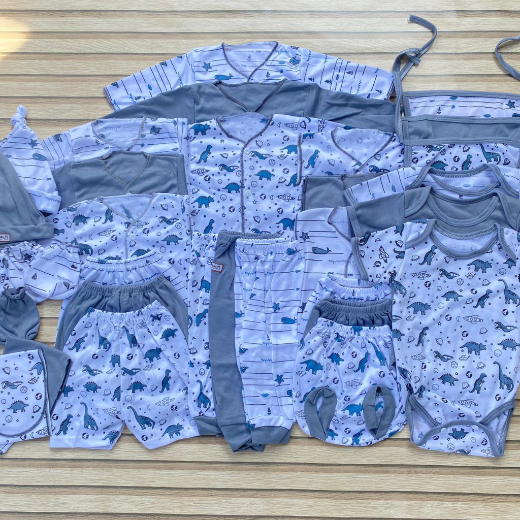 Jual 36 PCS Set Baju Bayi Baru Lahir 0-3 Bulan Perlengkapan Bayi Baru