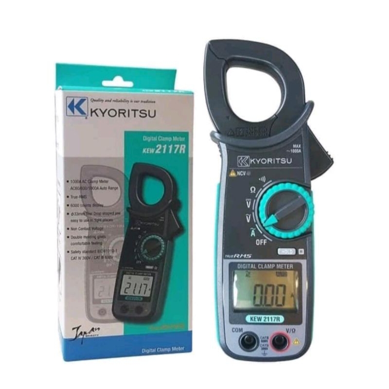 Jual Tang ampere kyoritsu 2117R / digital clamp meter kyoritsu 2117r ...