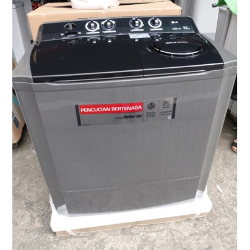 Jual LG Mesin Cuci 2 Tabung 10Kg Top Loading P1000RTM Wind Jet Dry ...