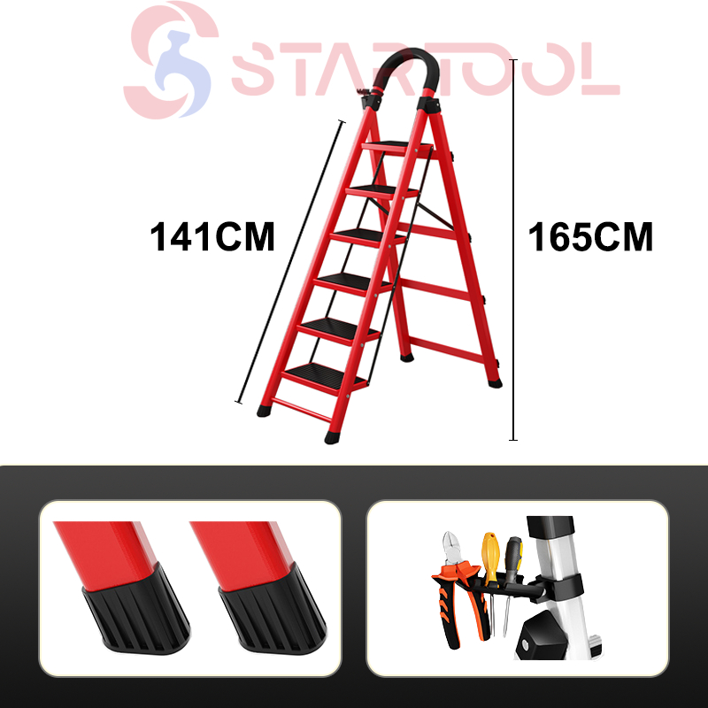 Jual （COD）Tangga 3/4/5/6 Step Tangga Lipat Multifungsi Lipat Tangga ...