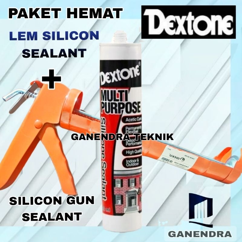 Jual Paket Lem Dextone Ml Silicone Silikon Sealant Silen Tembakan