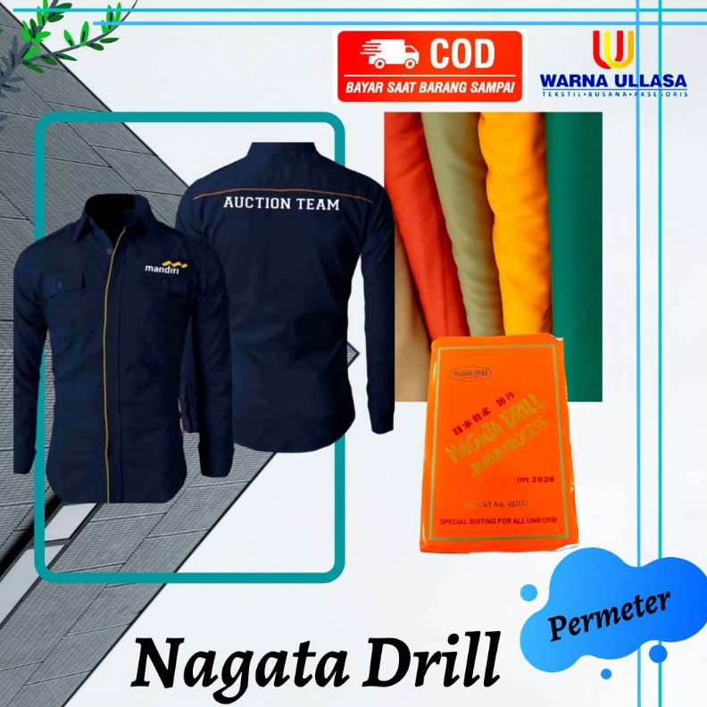 Jual Terbaik Bahan Kain Nagata Drill Bahan Seragam Satpam Seragam