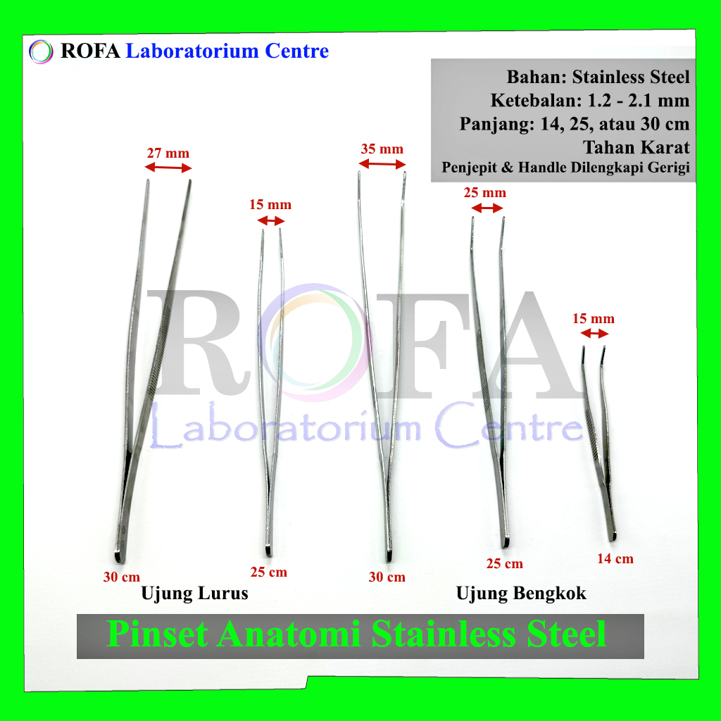 Jual Pinset / Tweezers / Penjepit Laboratorium / Pinset Medis Besar ...