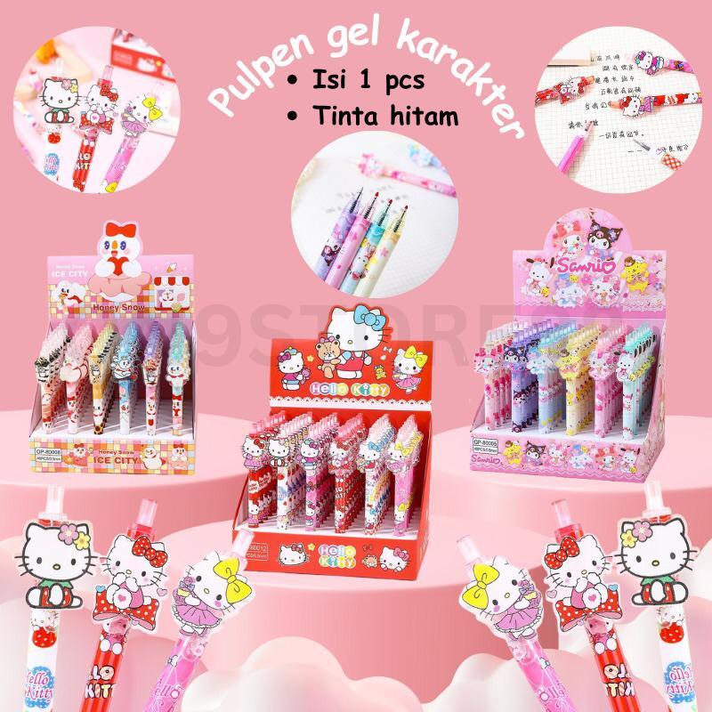 Jual Pulpen Mekanik Pulpen Gel 0.5mm Kartun 3D Blackpink Bts Sanrio ...