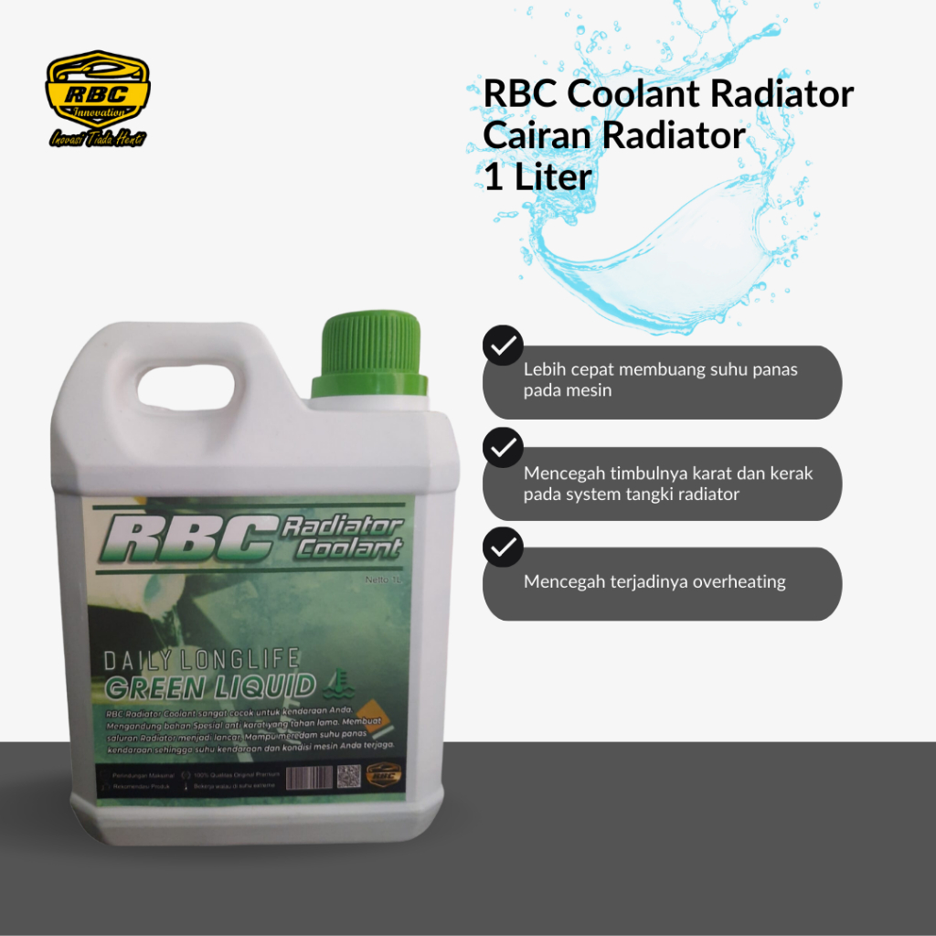 Jual RBC Coolant Radiator | Cairan Radiator | 1 Liter | Shopee Indonesia
