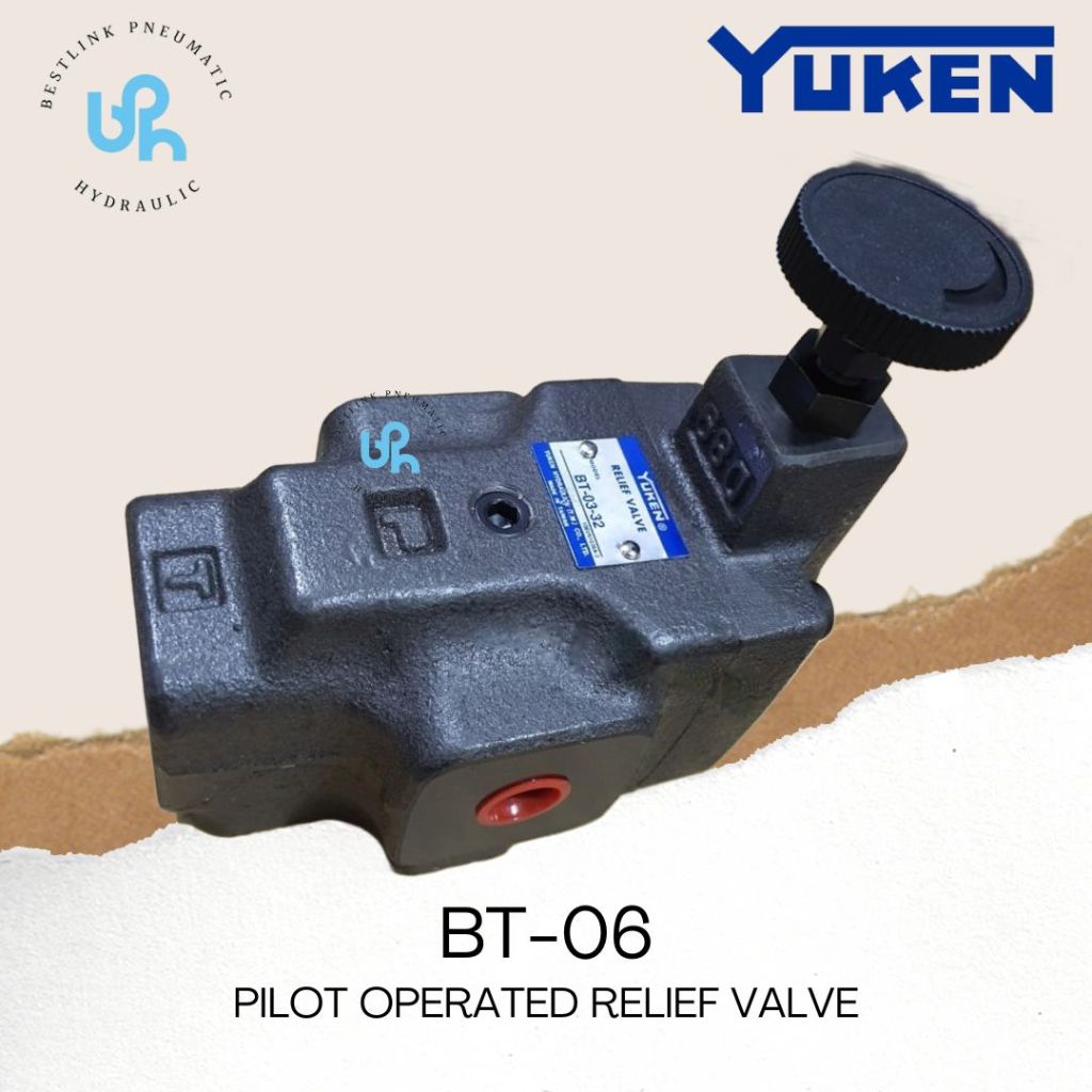 Jual BT06 YUKEN PILOT OPERATED RELIEF VALVE Shopee Indonesia