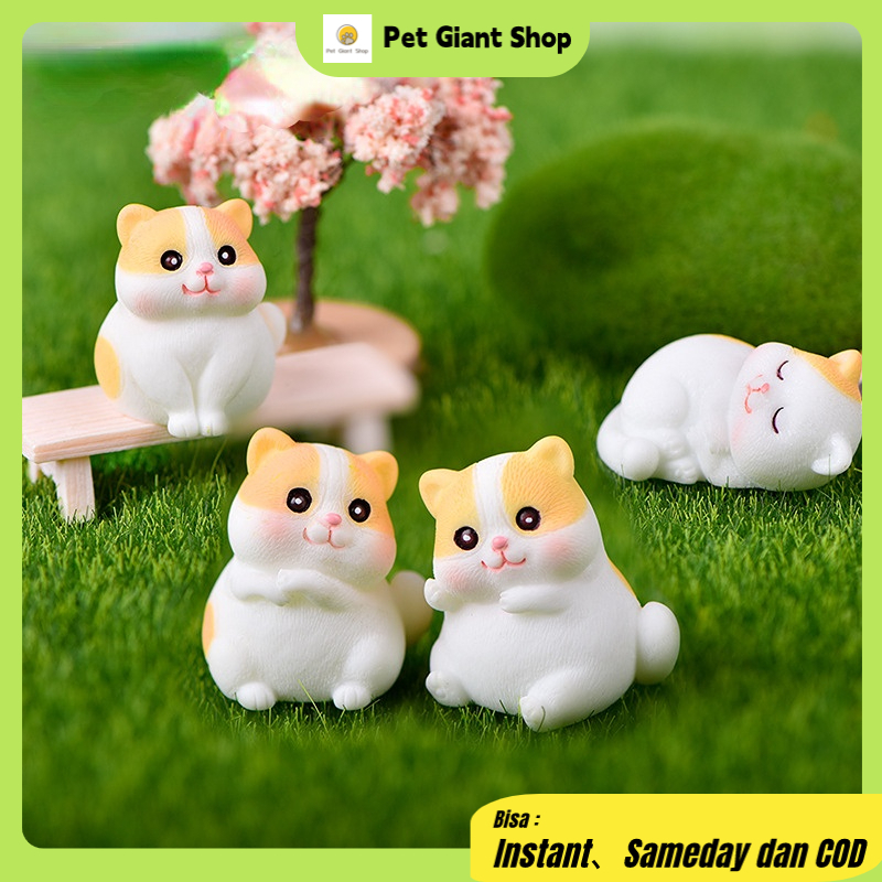 Jual GIANT Miniatur kucing untuk dekorasi Quinton miniatur boneka ...