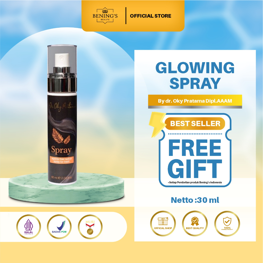 Jual BENING'S GLOWING SPRAY FACE MIST TERBAIK MENYEGARKAN