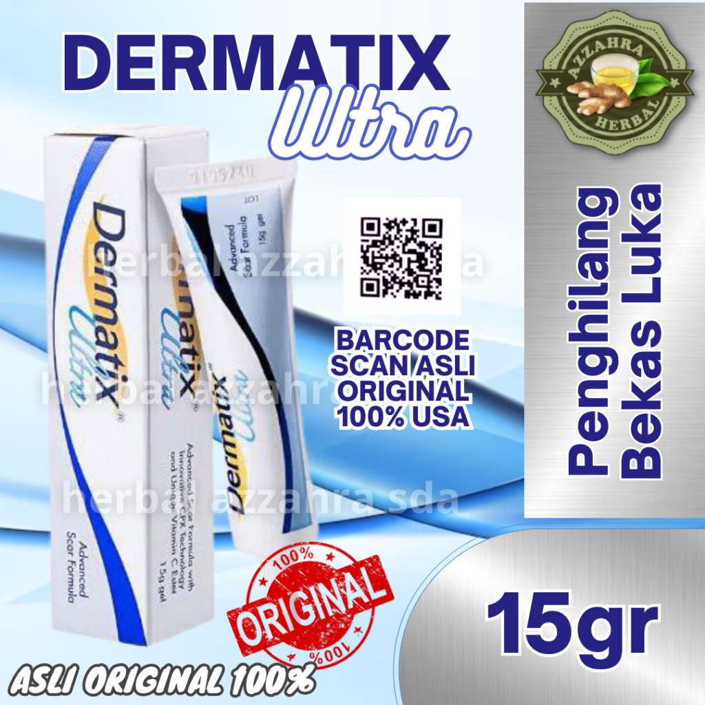 Jual Original Dermatix Ultra Cream 15gr Gel Penghilang Bekas Luka Operasi Keloid Advanced Scar 8138