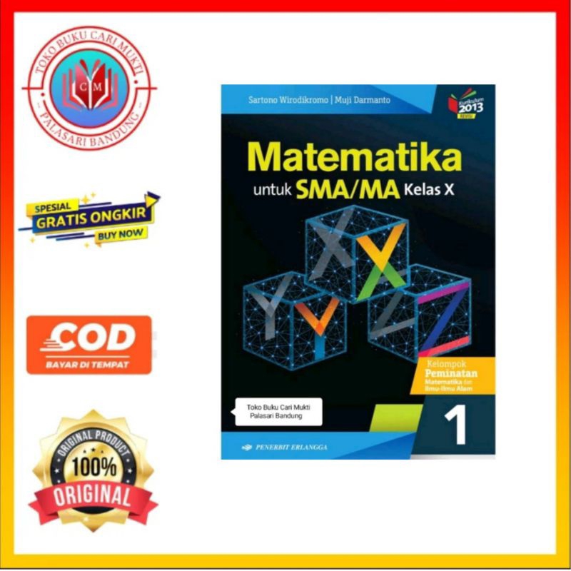 Jual Erlangga Buku Matematika Xyz Program Peminatan Untuk Smama Kelas 10 Kurikulum 2013 3939