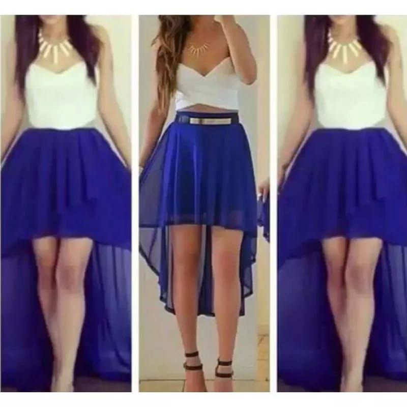 Jual Rok pesta model pinguin / Rok Dance / Skirt hight Low / bahan ...