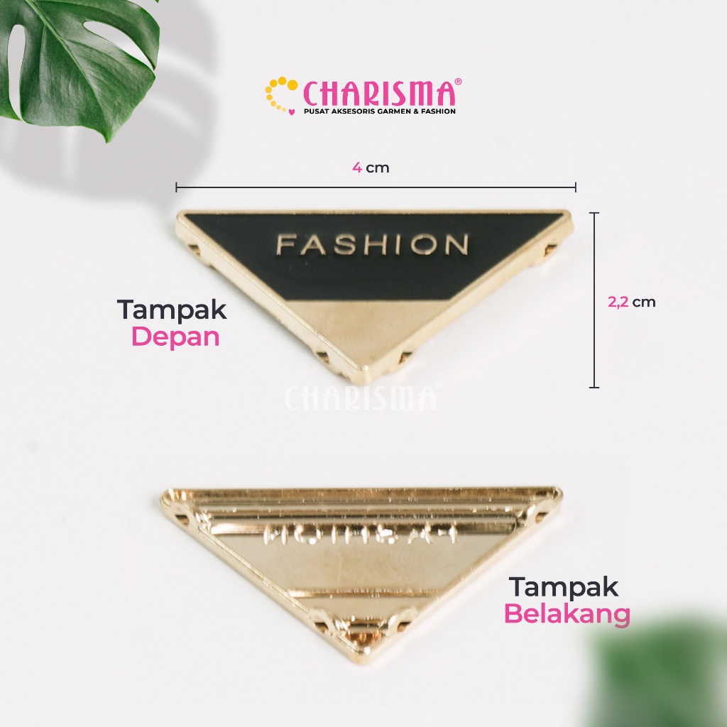 Jual Charisma Label Plat Besi Motif 1 - Label Tag Besi / Plat Hijab ...