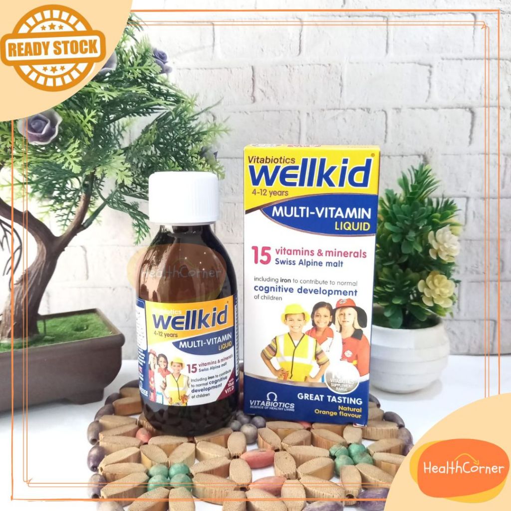 Jual Wellkid MultiVitamin Liquid 150ml Multivitamin Immune Kids