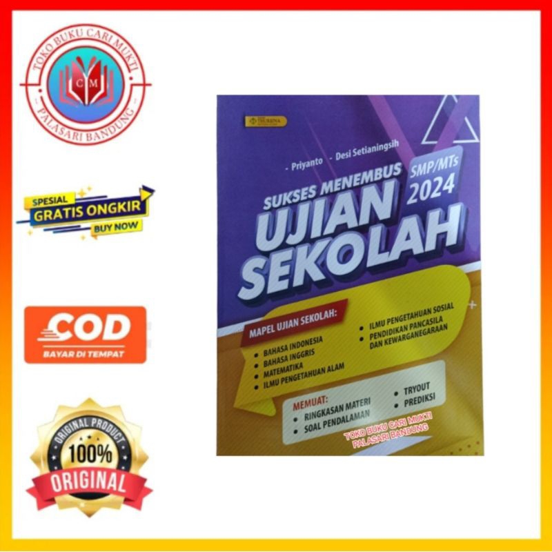 Jual Buku Sukses Menembus Ujian Sekolah SMP/MTS 2024 Plus Kunci Jawaban ...