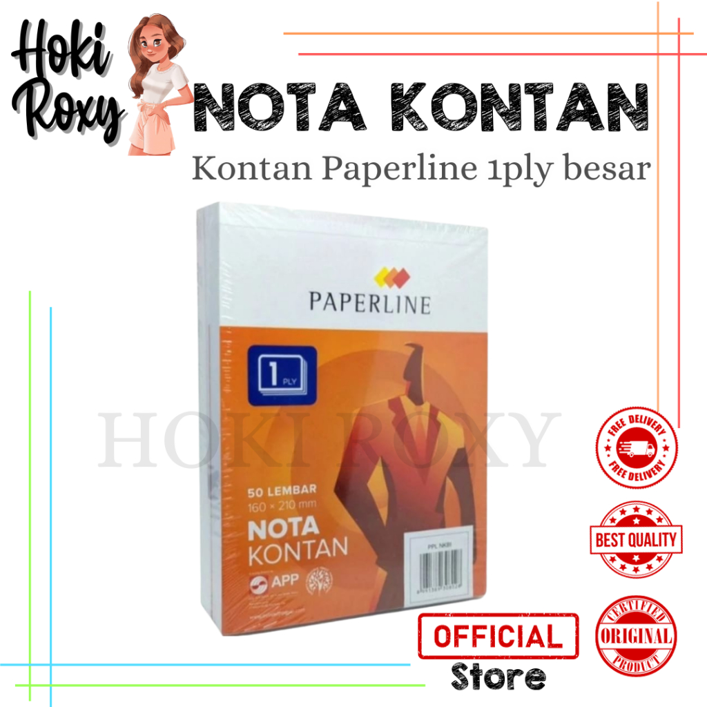 Jual 1 Pcs Nota Paperline 1 ply Besar | Shopee Indonesia