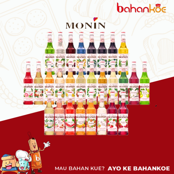 Jual MONIN SYRUP BOTOL 700ML ALL VARIAN | Shopee Indonesia