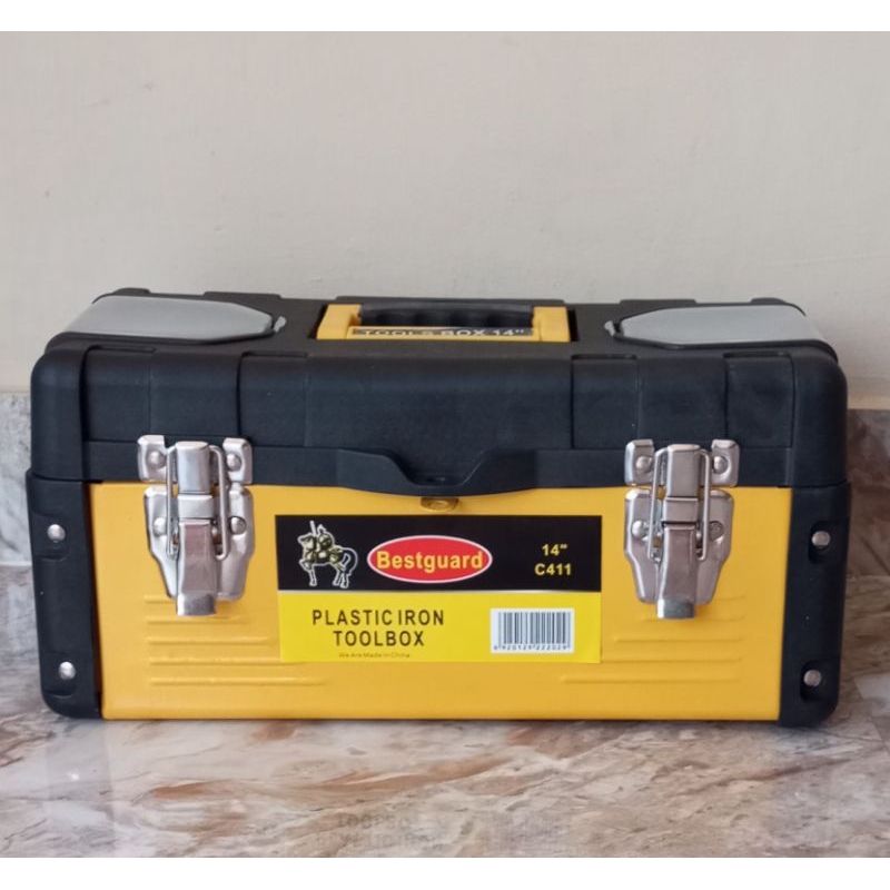 Jual BESTGUARD TOOL BOX 14 INCH TOOLBOX BESI DAN PLASTIK TOOLBAG BAG