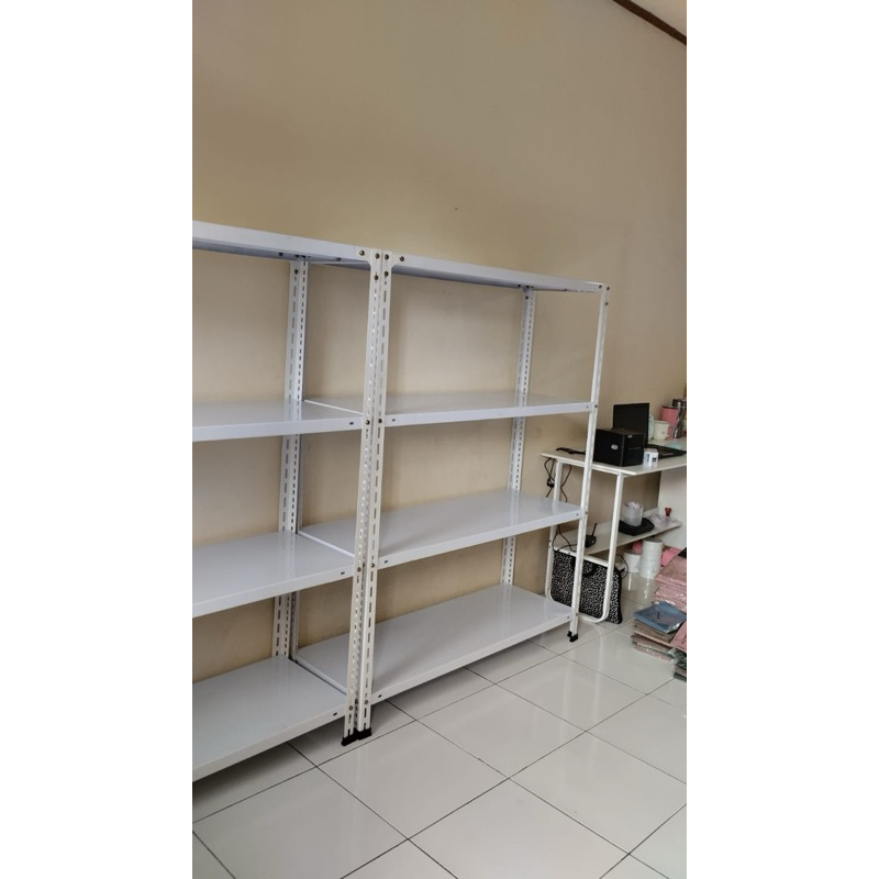 Jual Rak susun 30x100x200 / Rak besi siku lubang / Rak gudang / Rak ...