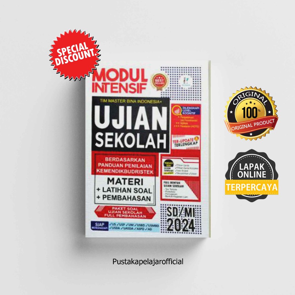 Jual Buku ORIGINAL Ujian Sekolah SD MI / Modul Intensif Materi Ujian ...