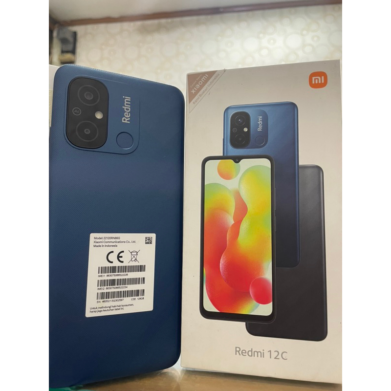 Jual Redmi 12c ram 4/128 fullset second | Shopee Indonesia