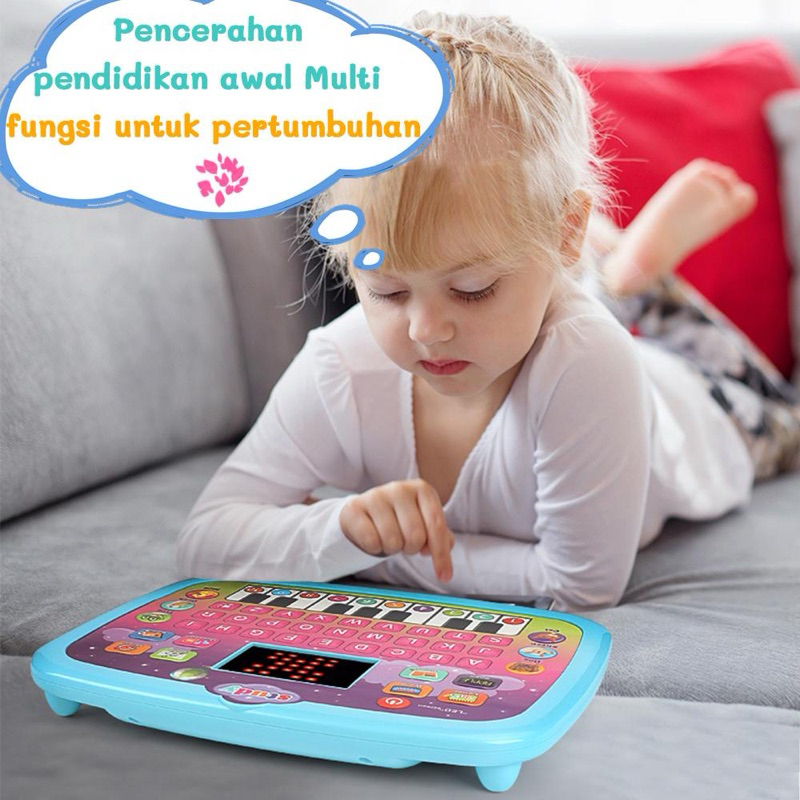 Jual Tablet Belajar Mainan Edukasi Dengan LED Early Education Musik ...