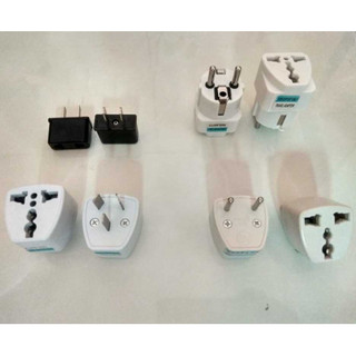 Jual Universal konverter AU EU USA UK ke stop kontak Indonesia 2 pin 3 ...