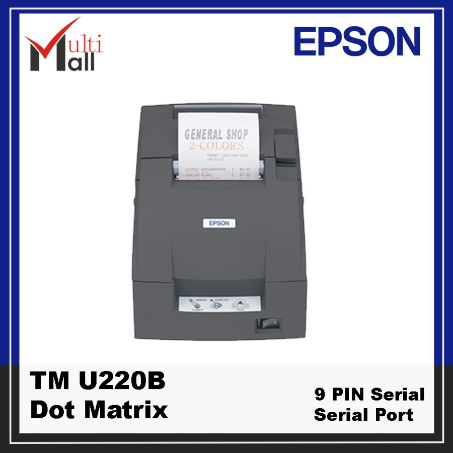 Jual Printer EPSON TM-U220B LAN (Auto Cutter) | Shopee Indonesia