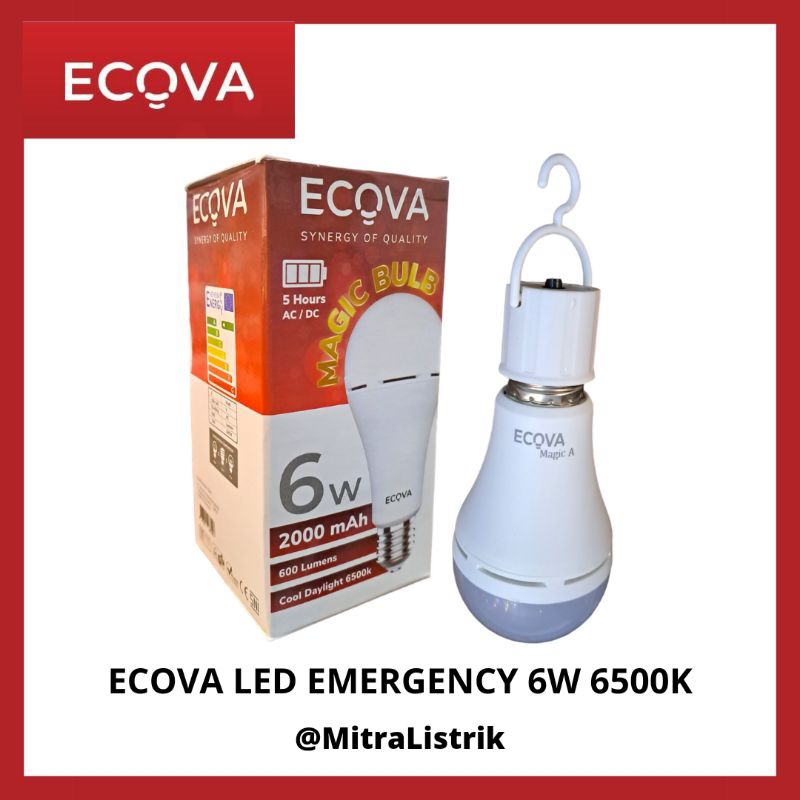 Jual Lampu Led Emergency W K Cool Daylight Putih Ecova