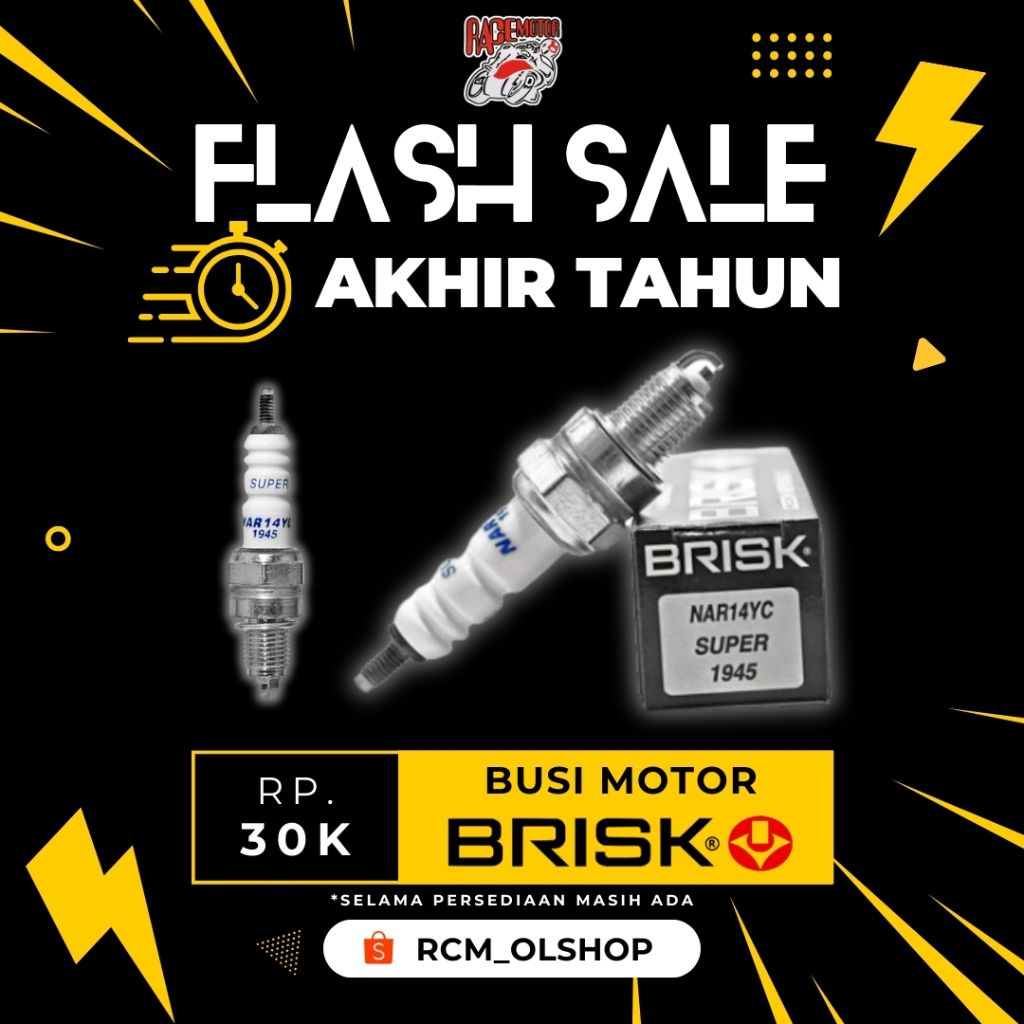 Jual Flash Sale Akhir Tahun Selama Persediaan Stock Masih Ada Busi Motor Brisk Copper Nar Yc