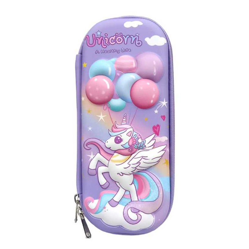 Jual Tempat pensil Unicorn 3D Timbul Kotak Pensil Unicorn Lucky Pony kotak  pensil karakter lucu kado ulang tahun anak perempuan | Shopee Indonesia