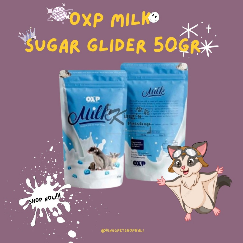 Jual Makanan Sugar Glider / OXP MILK SUGAR GLIDER 50GR Shopee Indonesia